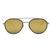 Thom Browne Aviator Solglasögon - Honung Sköldpadda Brown, Herr