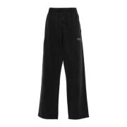 Martine Rose Svart Wide Leg Track Pant Tvättad Rose Black, Herr