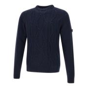 Peuterey Stiliga Sweaters Blue, Herr