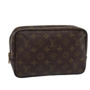 Louis Vuitton Vintage Pre-owned Canvas kuvertvskor Brown, Dam