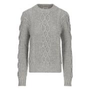 Luis Trenker Stilren Pullover Sweater Gray, Dam