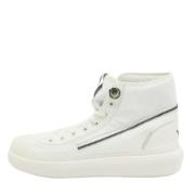 Yohji Yamamoto Pre-owned Pre-owned Belagd canvas sneakers White, Herr