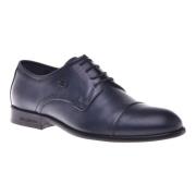 Baldinini Lace-ups in dark blue leather Blue, Herr