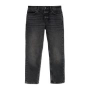 Anine Bing Jeans med logotyp Gray, Dam