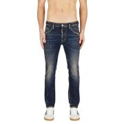 Dsquared2 Skater Modell Stretch Bomull Jeans Blue, Herr