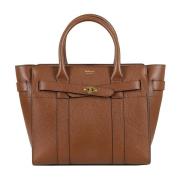 Mulberry Tvåtonad Zipped Bayswater Väska Brown, Dam