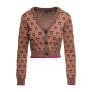 Pinko Cardigans Brown, Dam