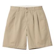 Carhartt Wip Casual Denim Shorts för Män Beige, Herr