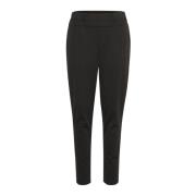 Kaffe Slim Fit Svart Djupa Byxor Black, Dam