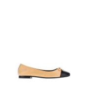 Tory Burch Elegant Ballettflats för Kvinnor Beige, Dam