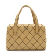 Chanel Vintage Pre-owned Laeder chanel-vskor Beige, Dam