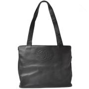 Chanel Vintage Pre-owned Laeder totevskor Black, Dam