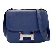 Hermès Vintage Pre-owned Laeder axelremsvskor Blue, Dam