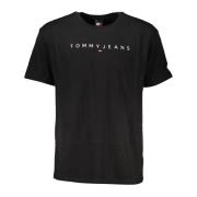 Tommy Hilfiger Svart Herr T-shirt med Korta ärmar Black, Herr