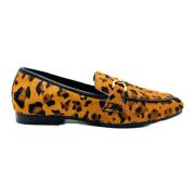 Gioseppo Leopard Platta Skor Dupree Modell Brown, Dam