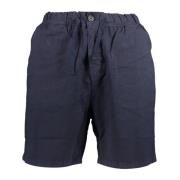 North Sails Blå Bermuda Shorts Slim Fit Bomull Blue, Herr