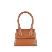 Jacquemus Le Chiquito Moyen Bag Brown, Dam