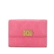 Chanel Vintage Pre-owned Laeder plnbcker Pink, Dam