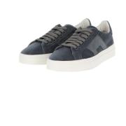 Santoni Casual Sneaker Skor för Män Gray, Herr