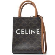 Celine Vintage Pre-owned Canvas celine-vskor Brown, Dam