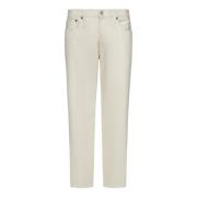 Fortela Off-White Regular Fit Bomulls Jeans White, Herr