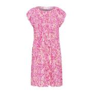 Saint Tropez Rosa Zšbre Art Maxi Klänning Pink, Dam