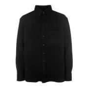 Lc23 Seersucker Skjorta Oversized Fit Button-Down Blue, Herr