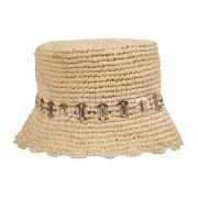 Paco Rabanne Chic Mens Hat Beige, Dam