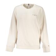 Tommy Hilfiger Beige Dam Rund Hals Sweatshirt Beige, Dam