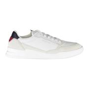 Tommy Hilfiger Sportiga Snörskor Vit Polyester White, Herr