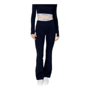 Tommy Hilfiger Blå Leggings Höst/Vinter Kvinnor Blue, Dam