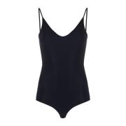 Jil Sander Blå Ink Bodytop Blue, Dam