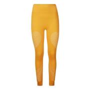 Adidas by Stella McCartney Högmidjade Leggings med Logoprint Yellow, D...