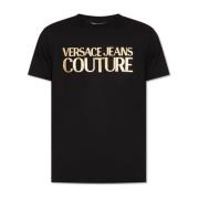 Versace Jeans Couture T-shirt med logotyp Black, Herr