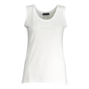 North Sails Logo Tank Top White, Dam