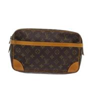 Louis Vuitton Vintage Pre-owned Canvas kuvertvskor Brown, Dam