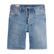 Levi's 501 Original Shorts för Män Blue, Herr