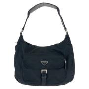 Prada Vintage Pre-owned Canvas prada-vskor Black, Dam