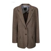 Jejia Klassisk Lapel Blazer Jacka Brown, Dam