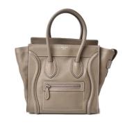 Celine Vintage Pre-owned Laeder handvskor Gray, Dam