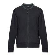 PS By Paul Smith Kofta med mönstrad krage Black, Herr