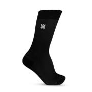 Amiri Logo Socks Black, Herr