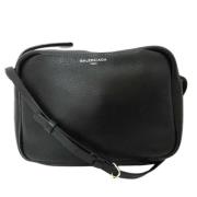 Balenciaga Vintage Pre-owned Laeder crossbodyvskor Black, Dam