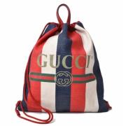 Gucci Vintage Pre-owned Canvas ryggsckar Multicolor, Dam