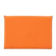 Hermès Vintage Pre-owned Laeder plnbcker Orange, Dam