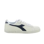 Diadora Blå Låga Sneakers Game L White, Herr