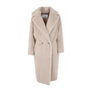 Max Mara Double-Breasted Coats Beige, Dam