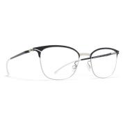 Mykita Hollis Solglasögon Silver Svart Bågar Black, Unisex