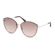 Tom Ford Rose Gold/Brown Shaded Solglasögon Pink, Dam