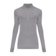 Hanro Ull Turtleneck Gray, Herr